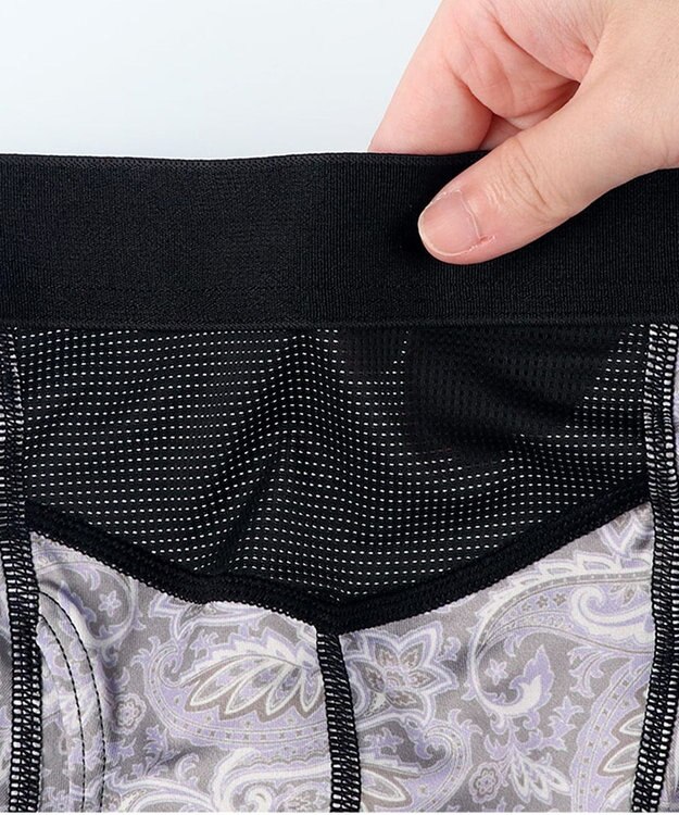 WACOAL MEN ボクサーパンツ 吸汗速乾(身生地部) ムレ軽減設計(フロント・バック) 前開き 下着 メンズ GT3061 /ブロス バイ ワコールメン グレー