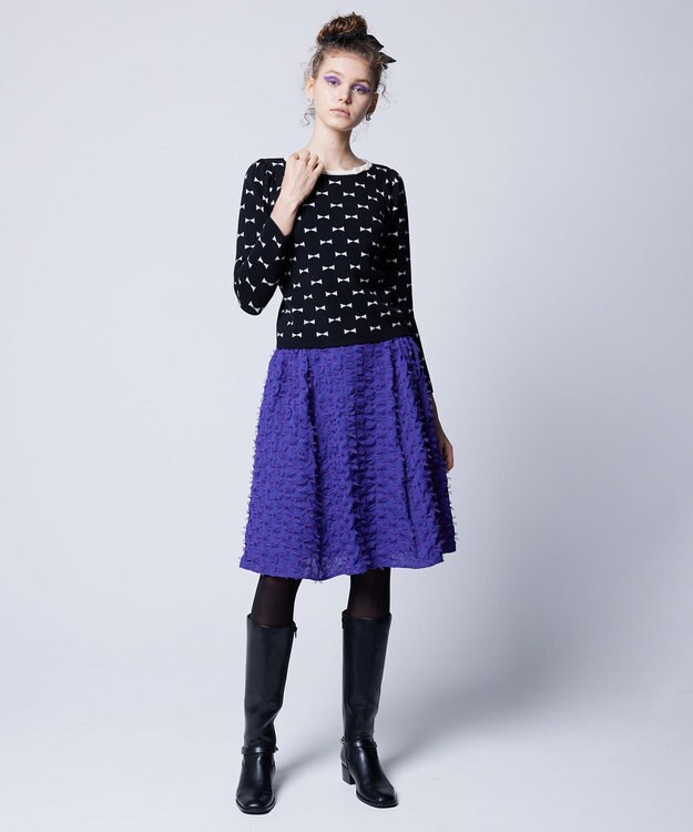 TOCCA 【洗える！】BOWTIFUL KNIT ニット ブラック系