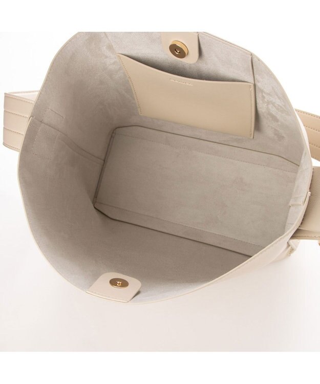 LA BAGAGERIE 【MONICA】ベルトデザインA4トート アイボリー