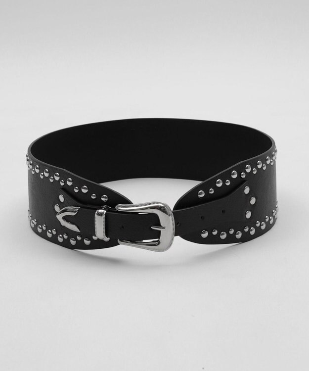 WEGO Lスタッズサッシュベルト ブラック