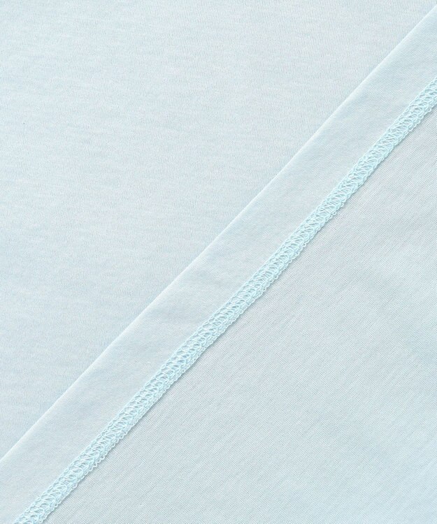 23区 【先行予約】シアーコンフォート クルーネック Tシャツ スカイブルー系