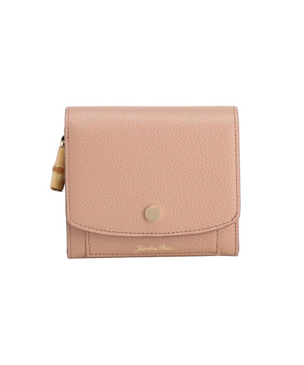 ACE BAGS & LUGGAGE 【新色登場】 Jewelna Rose フォリー 本革 二つ折り財布 15146 ピンクベージュ