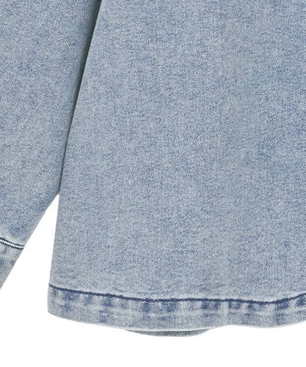 Green Parks デニムシャツブルゾン Light Indigo