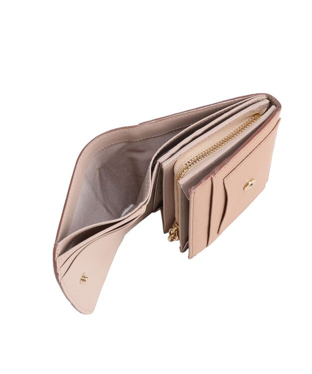 ACE BAGS & LUGGAGE 【新色登場】 Jewelna Rose フォリー 本革 二つ折り財布 15146 ピンクベージュ