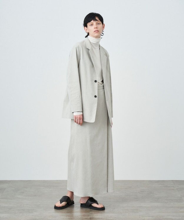 ATON HEAVY HEMP | テーラードジャケット GRAY
