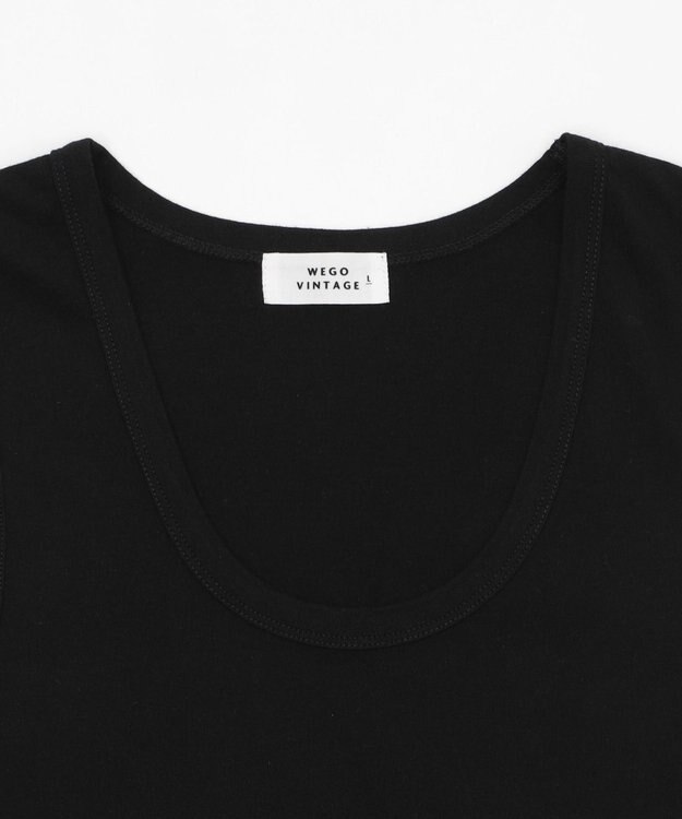 WEGO ダメージタンクトップ ブラック