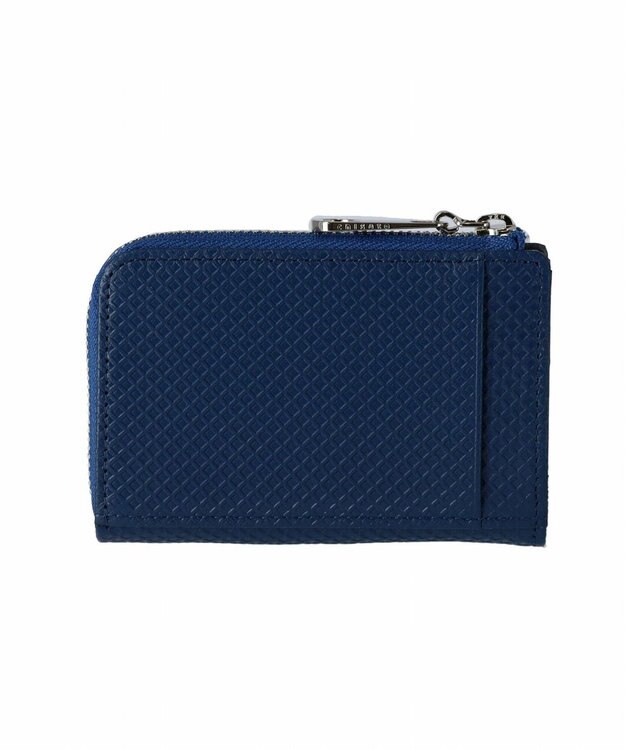 tsumori chisato CARRY クロスエンボス マルチケース ミニ財布 ネイビー