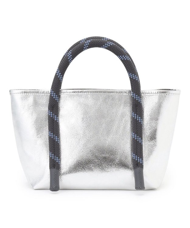 23区 NOMADIS JOY レザー ミニ トートバッグ(シルバー) シルバー系