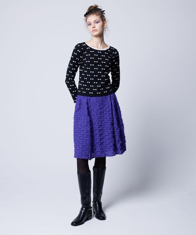 TOCCA 【洗える！】BOWTIFUL KNIT ニット ブラック系