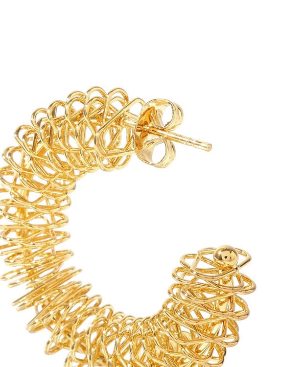 AMERICAN HOLIC ワイヤーフープピアス Gold