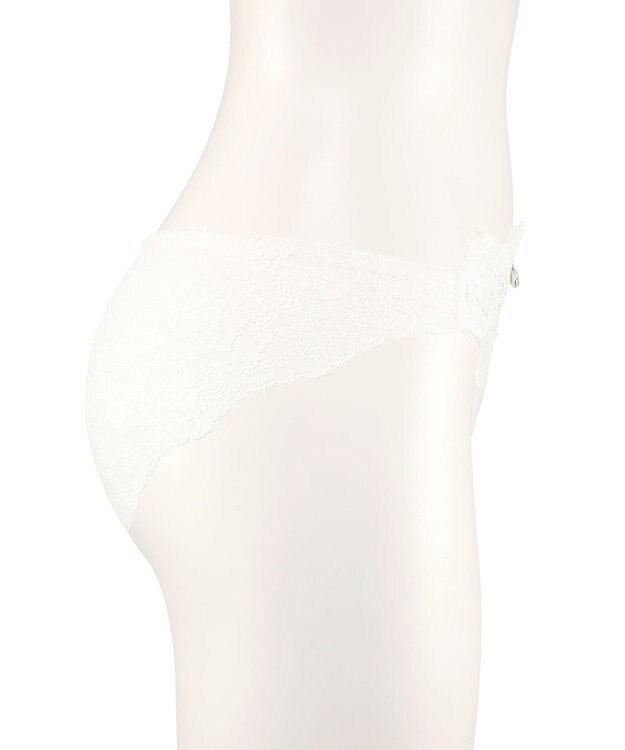 San-ai Resort（三愛水着楽園） エレガントコレクション【2503】バックレースショーツ ホワイト