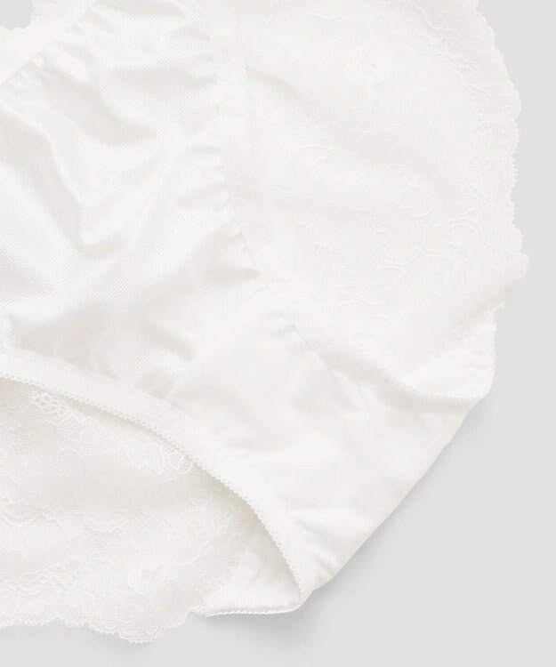 San-ai Resort（三愛水着楽園） エレガントコレクション【2503】バックレースショーツ ホワイト