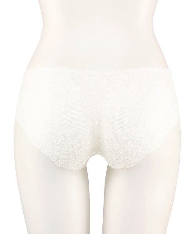 San-ai Resort（三愛水着楽園） エレガントコレクション【2503】バックレースショーツ ホワイト