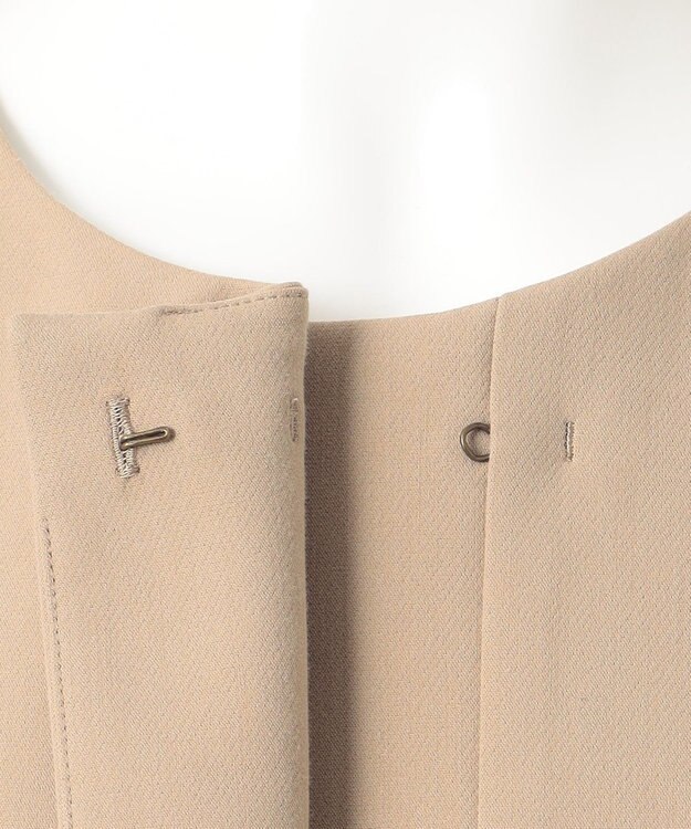 23区 L 【R(アール)】2WAYダブルクロス ノーカラージャケット ベージュ系