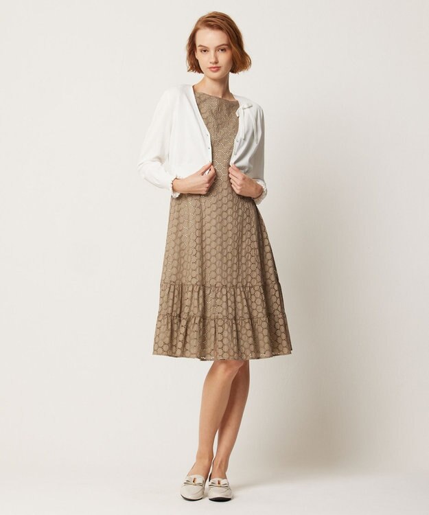 TOCCA SWEET TIE カーディガン オフ系