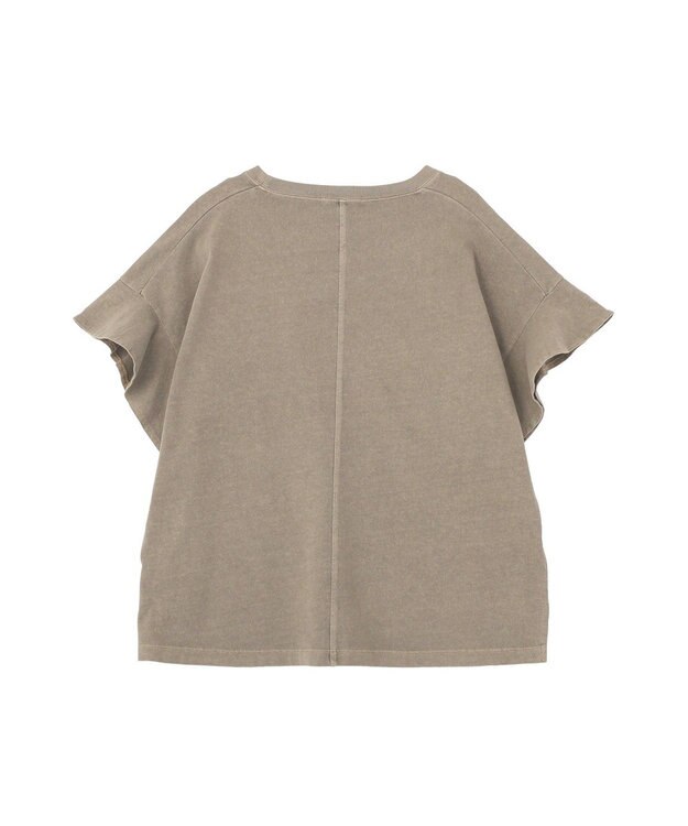Green Parks ピグメントフリルカットプルオーバー Brown