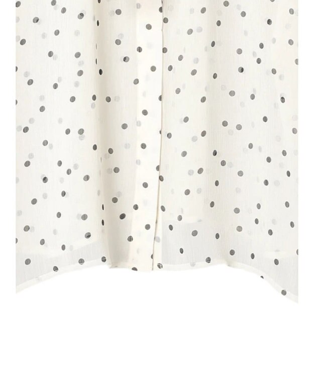 Green Parks AnriettMusee シアーボウタイブラウス Dot