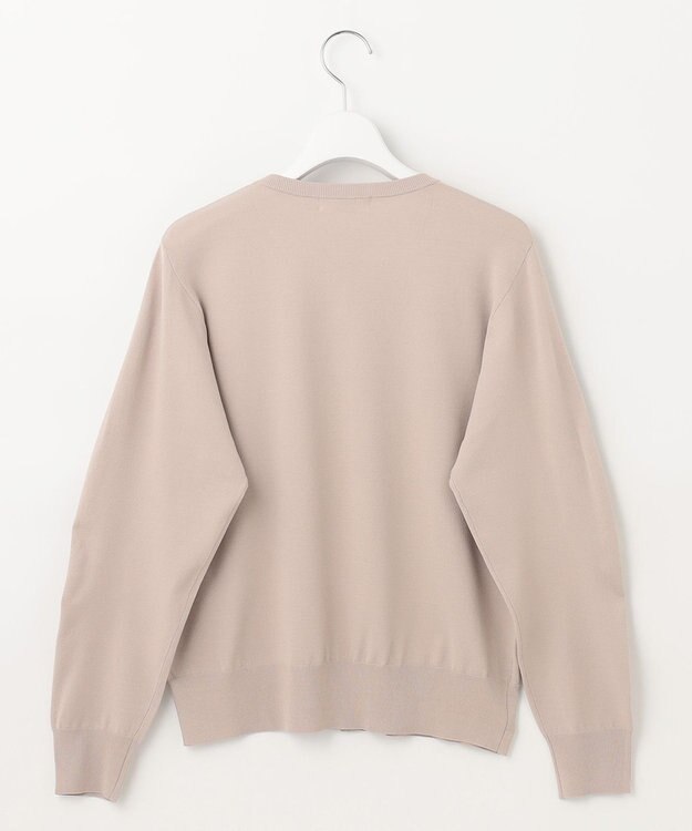 J.PRESS LADIES 【洗える】レーヨンエリートストレッチ クルーネック カーディガン ベージュ系