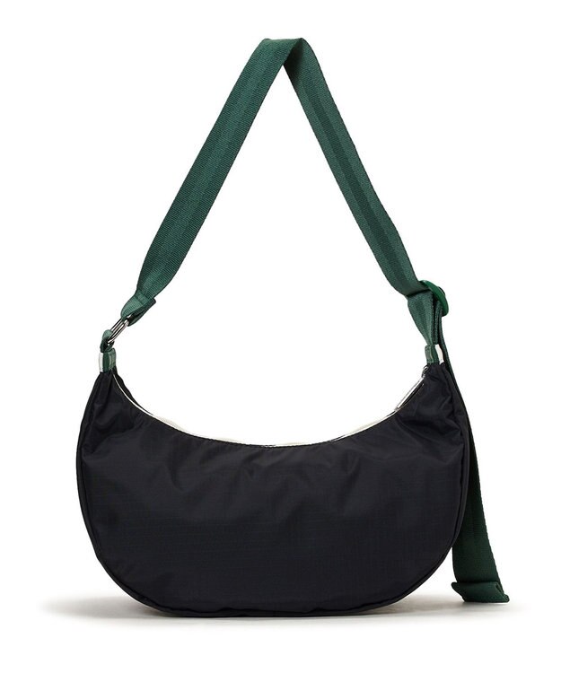 LeSportsac MED HAMMOCK ADJ BAG/ディープシー/ボトルグリーンウェビング ディープシー/ボトルグリーンウェビング