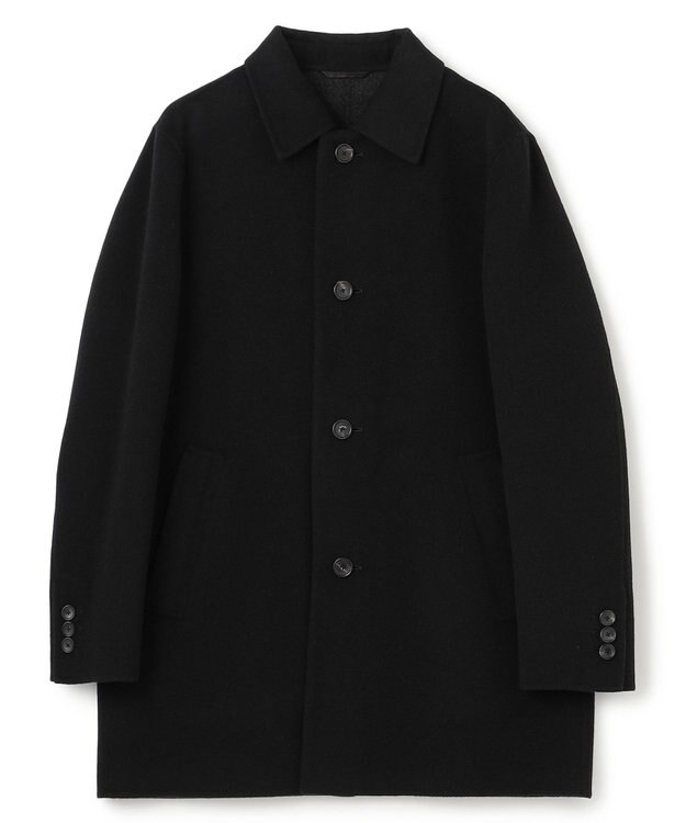 JOSEPH HOMME DOUBLE FACE CASHMERE BALMACHAN COAT ブラック系