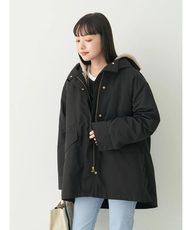 earth music&ecology ３ＷＡＹ　マウンテンパーカー Black