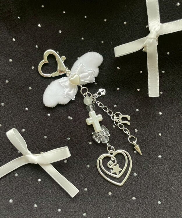 WEGO エンジェルビーズキーホルダー 柄10