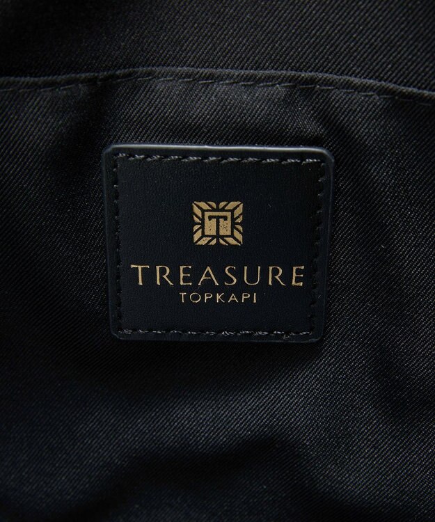 TOPKAPI 【TREASURE TOPKAPI】スエード レザーコンビ ワンショルダーバッグ チャーム付き チョコレート