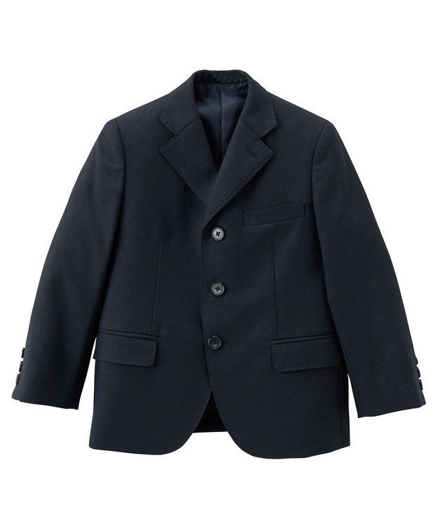 MIKI HOUSE HOT BISCUITS 【110-130cm】ウールサキソニー素材のスーツ 紺