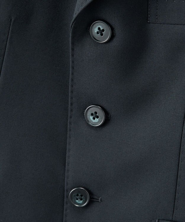 MIKI HOUSE HOT BISCUITS 【110-130cm】ウールサキソニー素材のスーツ 紺