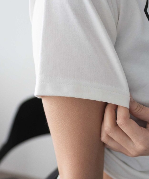 WEGO ナンバリングサイドドロストちびT ホワイト