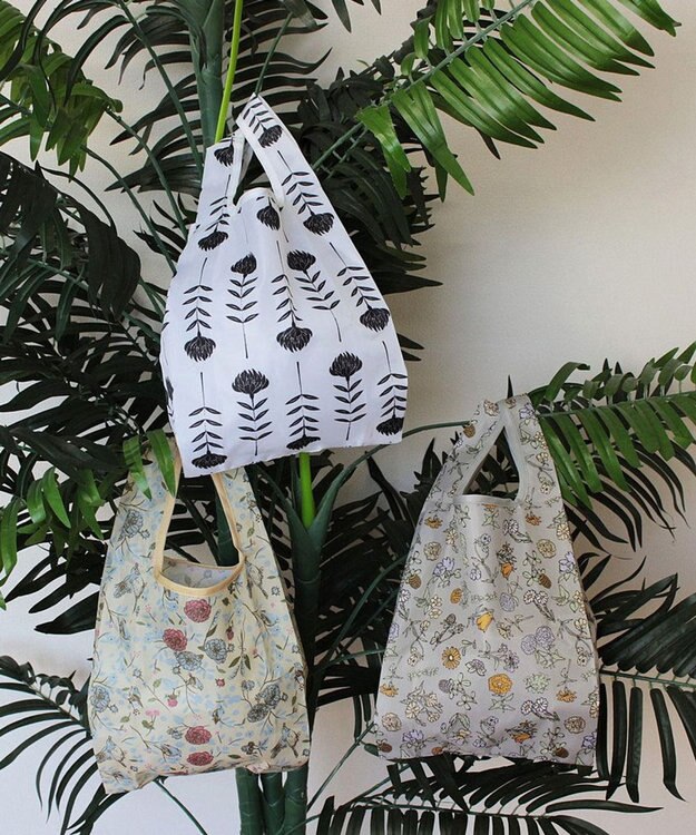 ROOTOTE 0420【直営店限定：エコバッグ】RTG.ルーショッパーミニ.フローラル-A 02：ニート