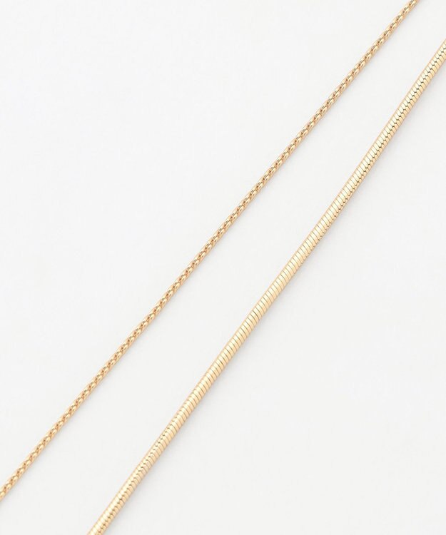 自由区 【3WAY】ストーンバーダブルネックレス マットゴールド