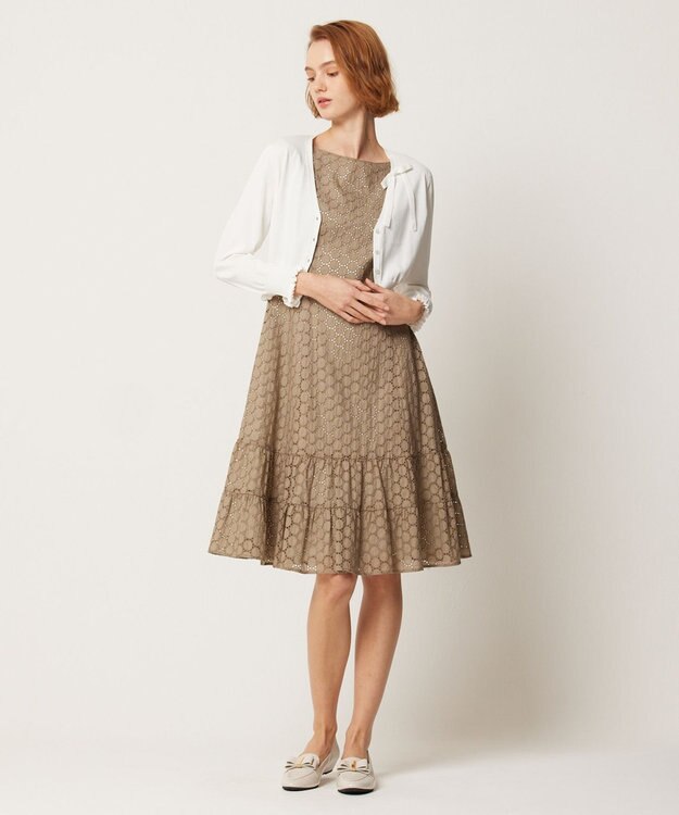 TOCCA SWEET TIE カーディガン オフ系