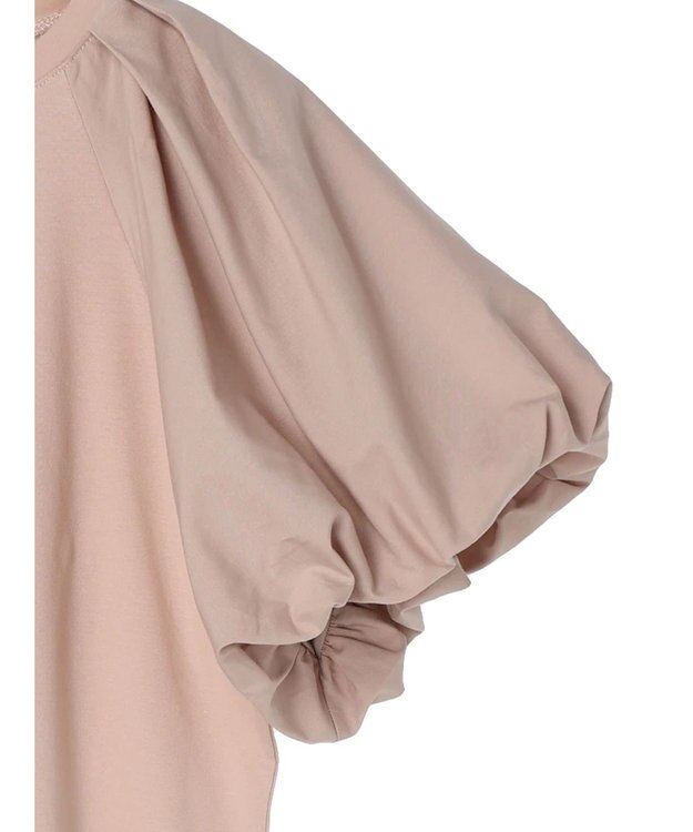 Green Parks ・ＳＵＧＡＲ　ＳＰＯＯＮ　バルーンスリーブＴシャツ Pink Beige