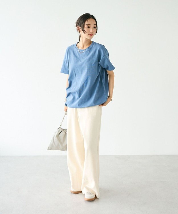 CRAFT STANDARD BOUTIQUE 裾スピンドルプルオーバー Blue