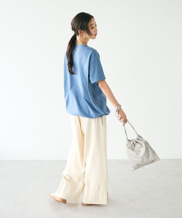 CRAFT STANDARD BOUTIQUE 裾スピンドルプルオーバー Blue