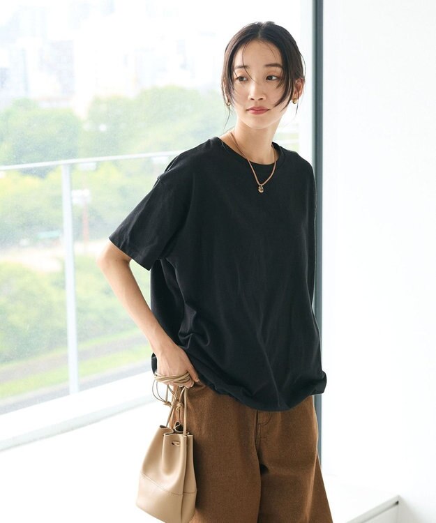 CRAFT STANDARD BOUTIQUE 裾スピンドルプルオーバー Black