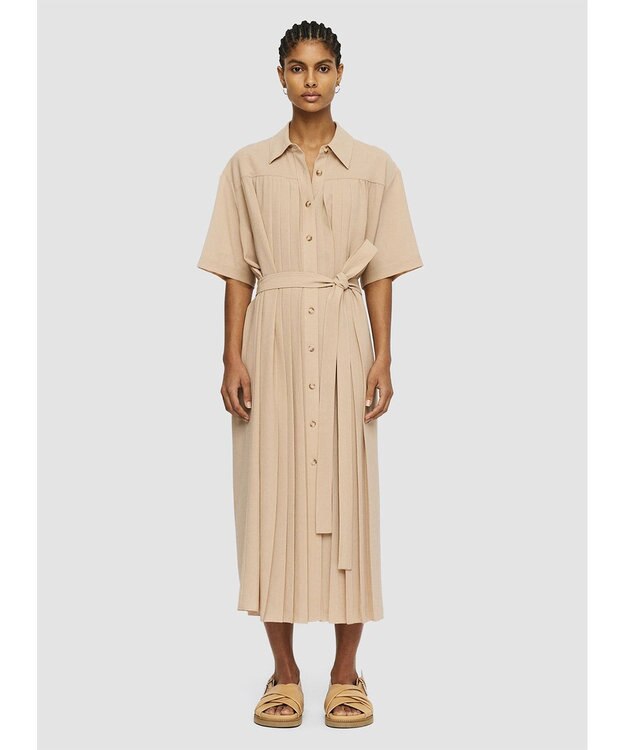 JOSEPH エアリープリッセ　ドレス Sesame