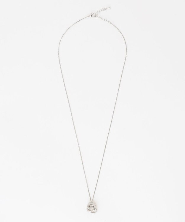 ANY SIS トリプルリング ネックレス シルバー