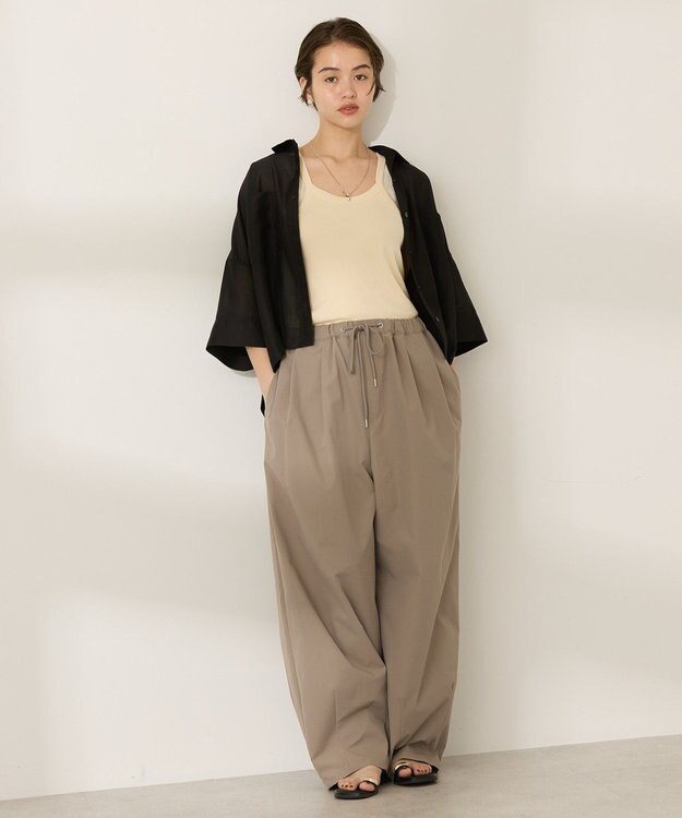 AMERICAN HOLIC Wポケットシアー半袖シャツ Black