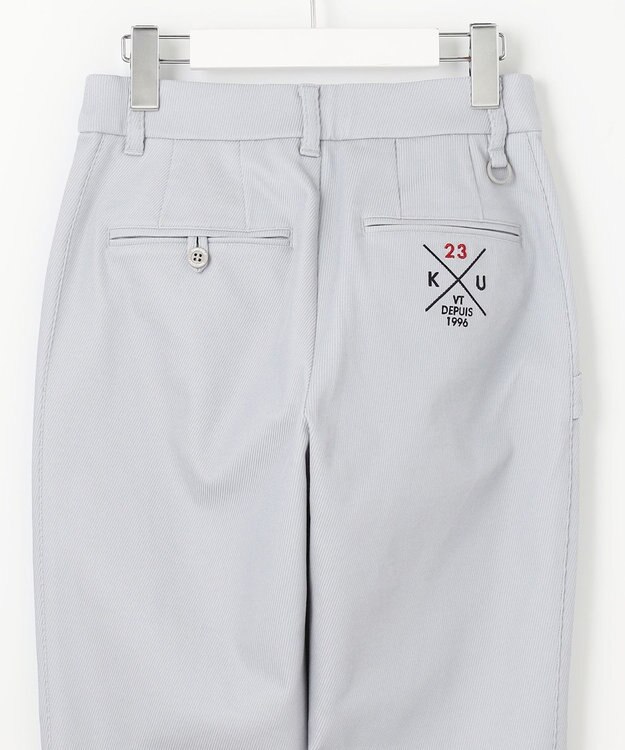 23区GOLF 【WOMEN】【ストレッチ】ハイパワーストレッチカルゼパンツ ライトグレー系
