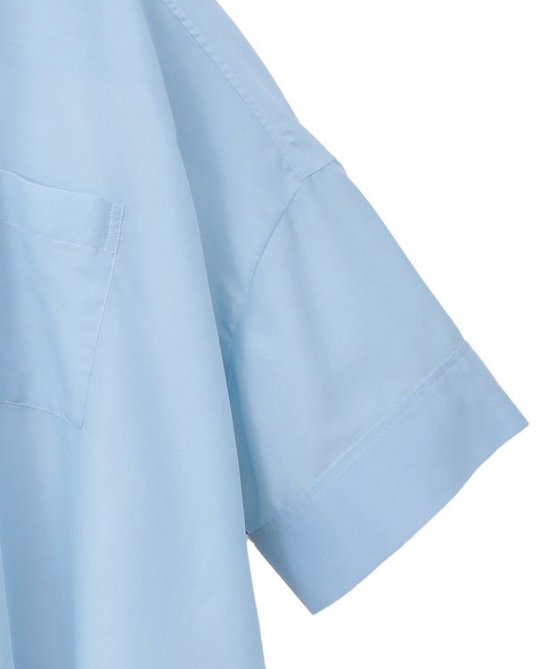 AMERICAN HOLIC Wポケットシアー半袖シャツ Light Blue