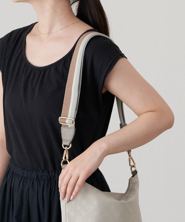 russet アレンジショルダーベルト【アイビーテープ】(CE-1146) Gray/Beige