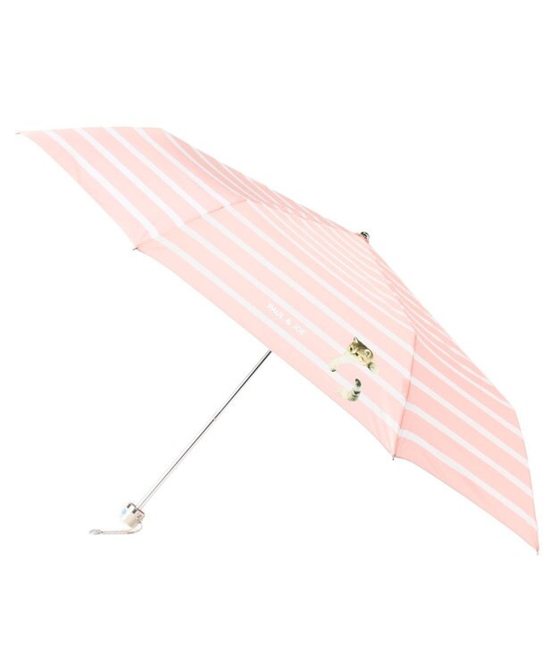 MOONBAT PAUL&JOE ACCESSOIRES(ポール＆ジョー アクセソワ) 折りたたみ傘 スウィンギングヌネット ピンク