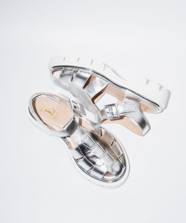 BONTRE 【LucaGrossi/ルカグロッシ】タンクソールグルカサンダル/H024S DTAL-US シルバー