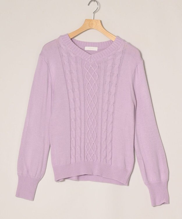 ONWARD Reuse Park 【any SiS】ニット秋冬 パープル