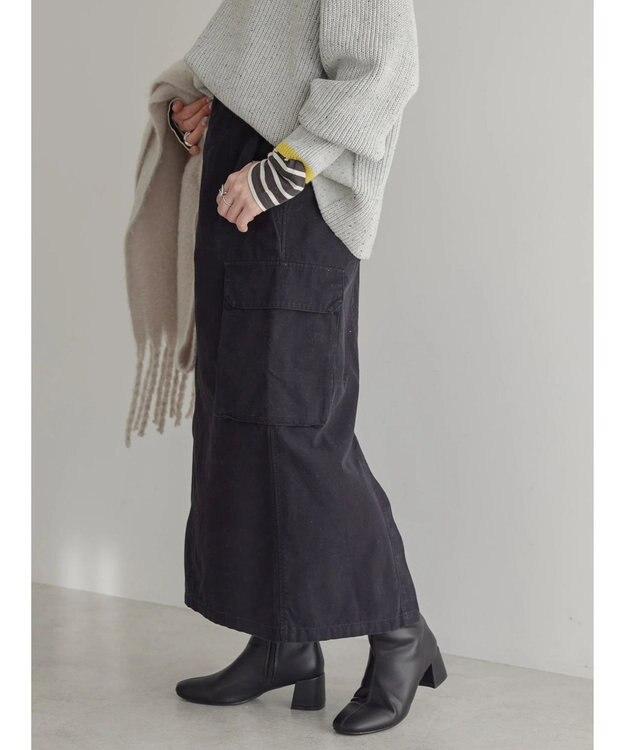 AMERICAN HOLIC カーゴタイトスカート Black