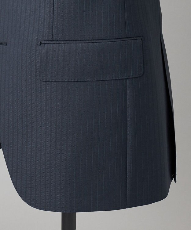 GOTAIRIKU 通年仕様【DORMEUIL/ドーメル】ミレニアル  3ピーススーツ(ネイビー) ネイビー系1