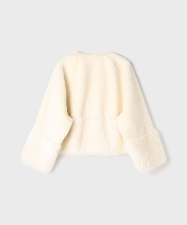 GRACE CONTINENTAL ウールボアジャケット キナリ