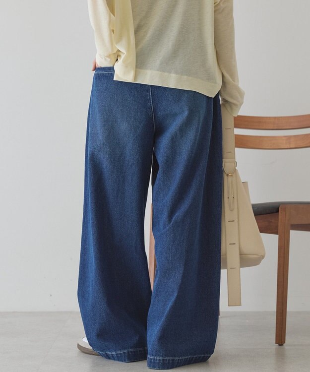 AMERICAN HOLIC イージーデニムワイドパンツ Indigo